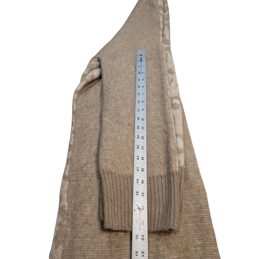 TopShop Women Leopard Print Duster Cardigan Size XS Tan Beige - Picture 6 of 7